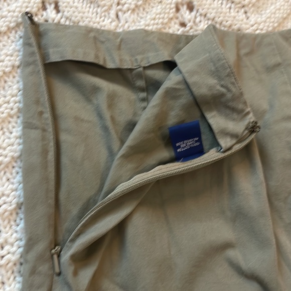 Ralph Lauren skirt short olive green 6 - Picture 10 of 13